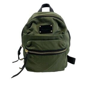 BOGO Foley Corinna Fusion Nylon Mini Backpack Desert Green Zip Gusset Pockets